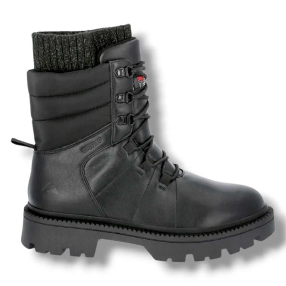 Ozark Trail Women's Snow Combat Boots Lace Up 3M Thinsulate Genuine Leather Sz 7
